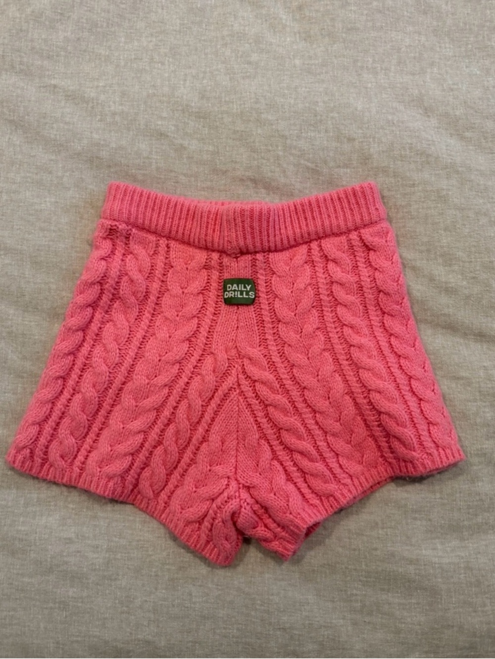 Daily Drills Knit Shorts in Pink